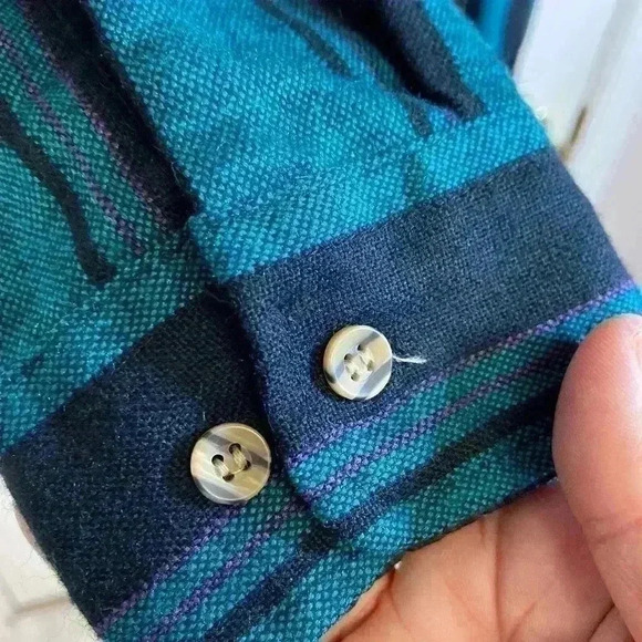 Vintage Don Douglass Trading Co. Mens Long Sleeve Western Shirt Size M 15-15 1/2 - Picture 2 of 5